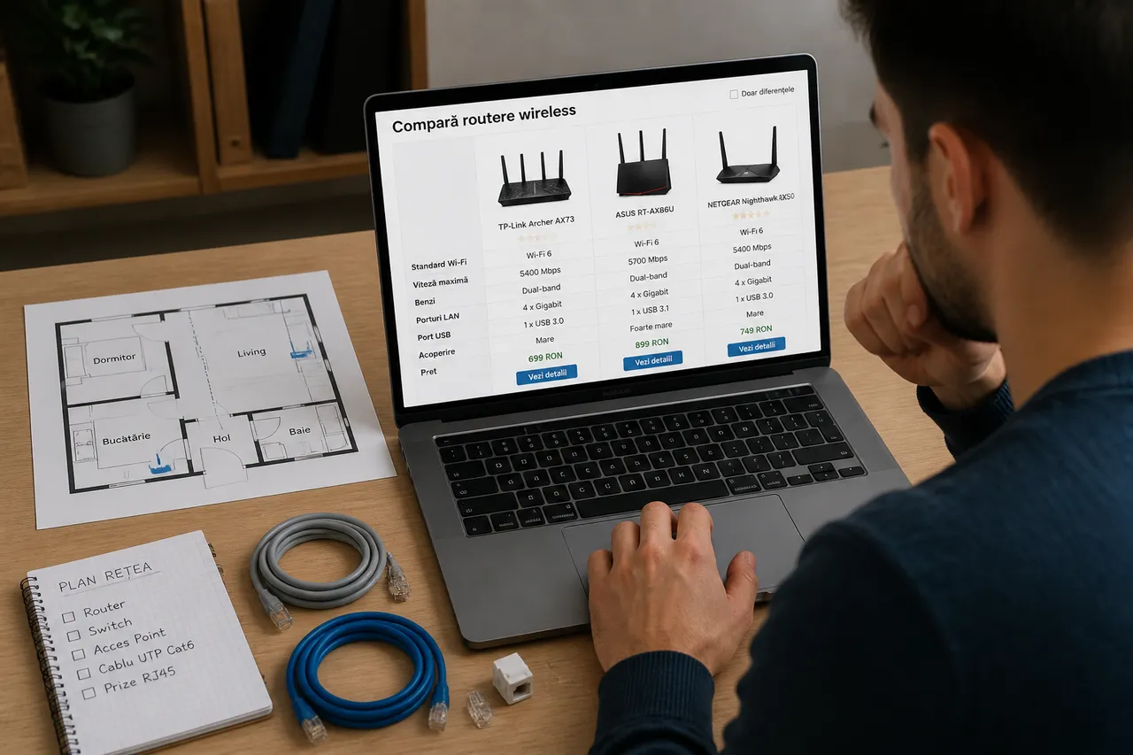 alegere router wireless cumpărat separat