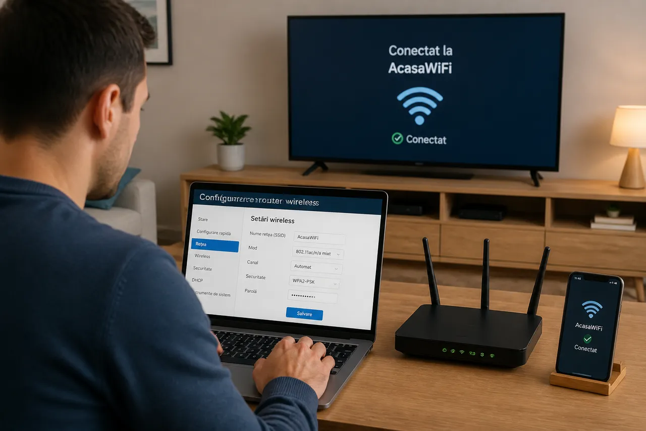 beneficii router propriu Wi-Fi în apartament