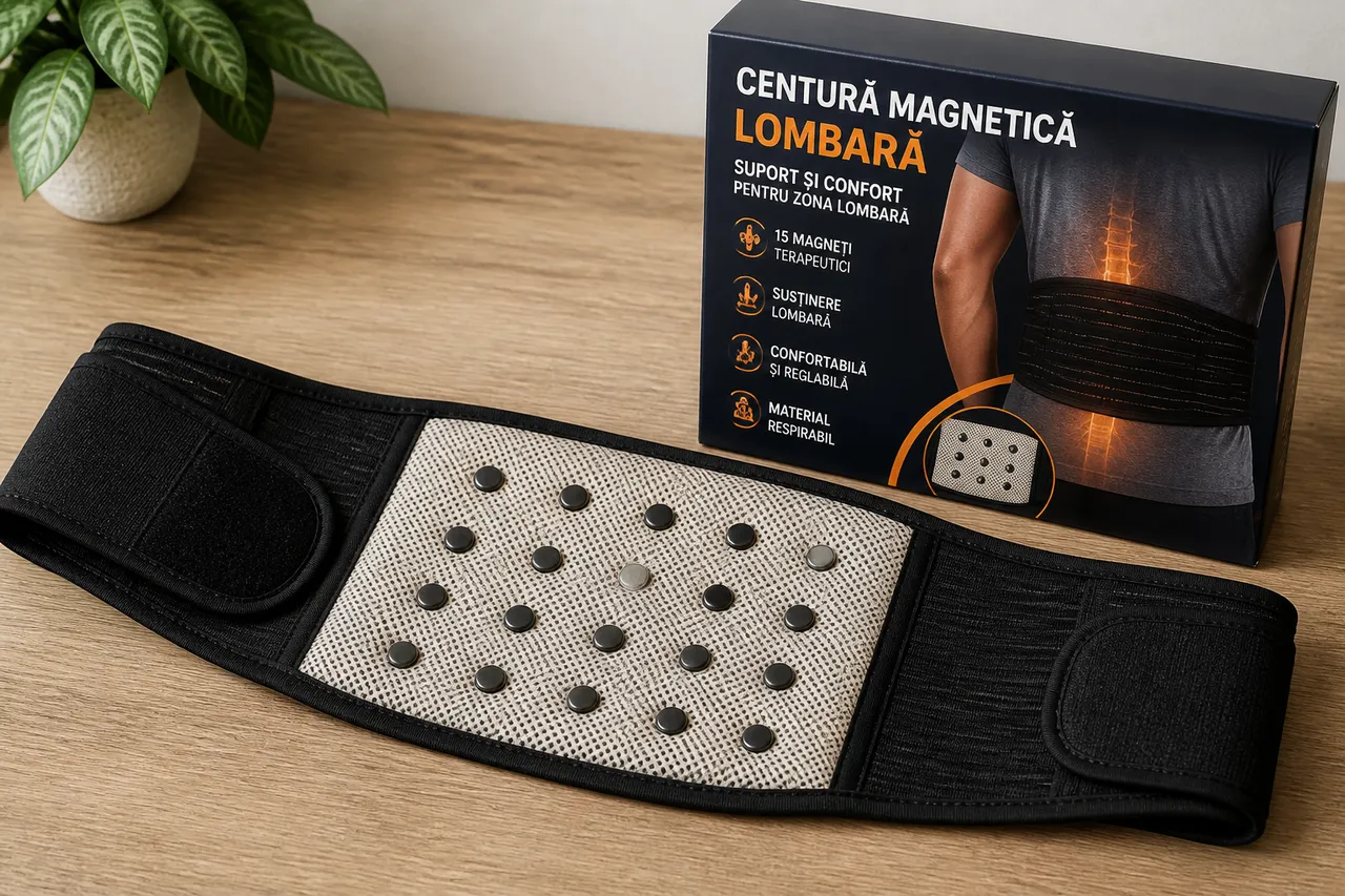 centură magnetică lombară magneți terapeutici