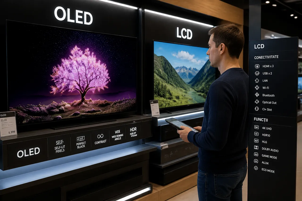 cum alegi între OLED și LCD