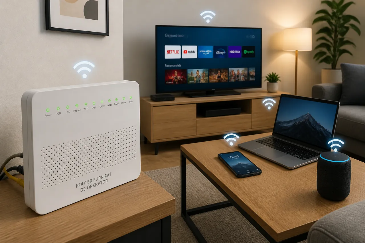 limite router operator viteză Wi-Fi apartament