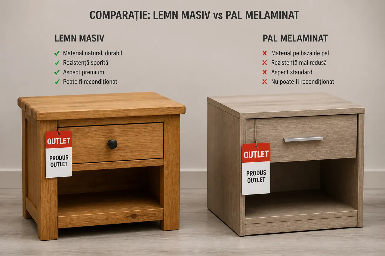 materiale mobilă outlet durabilitate comparație