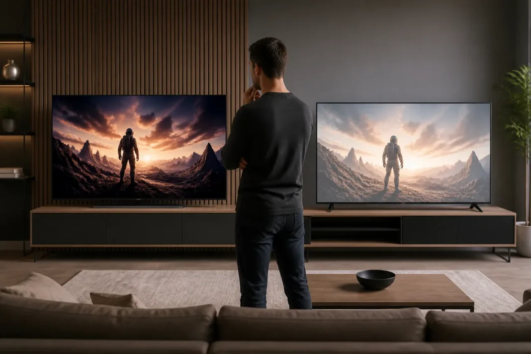 OLED sau LCD la televizor diferența pe care o vezi acasă