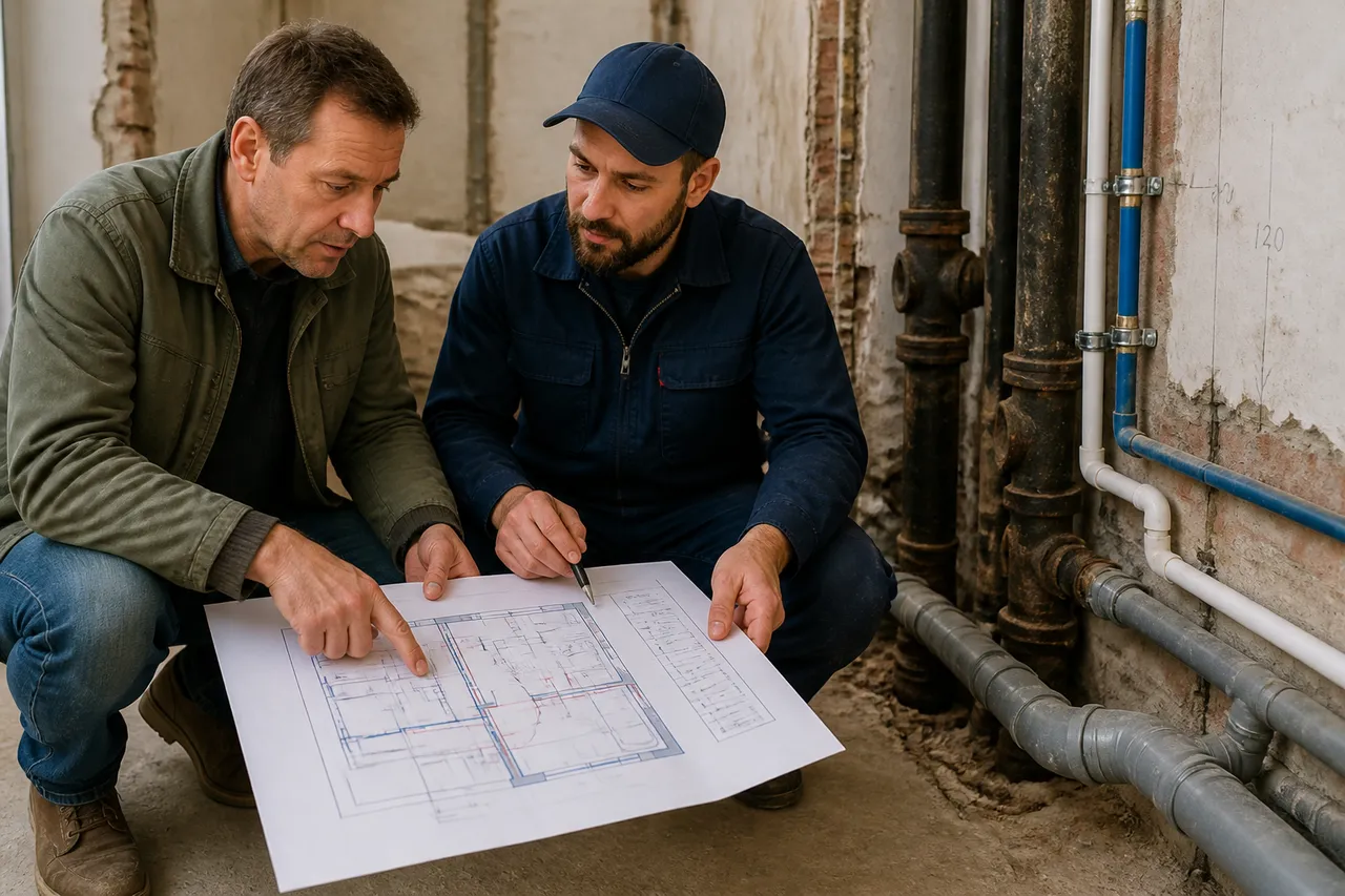 alegerea între repararea și înlocuirea țevilor din fontă