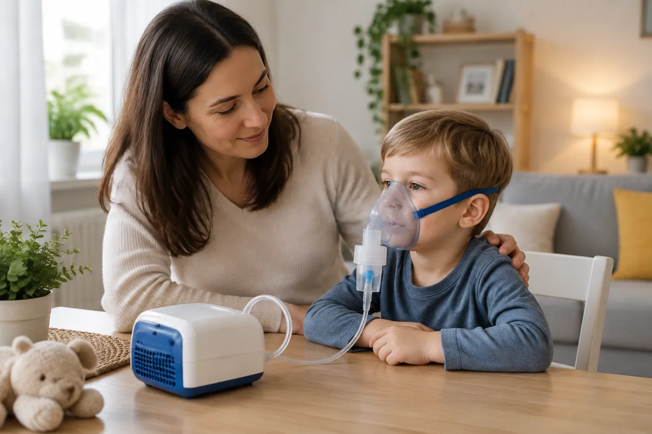 nebulizare la domiciliu pentru copil