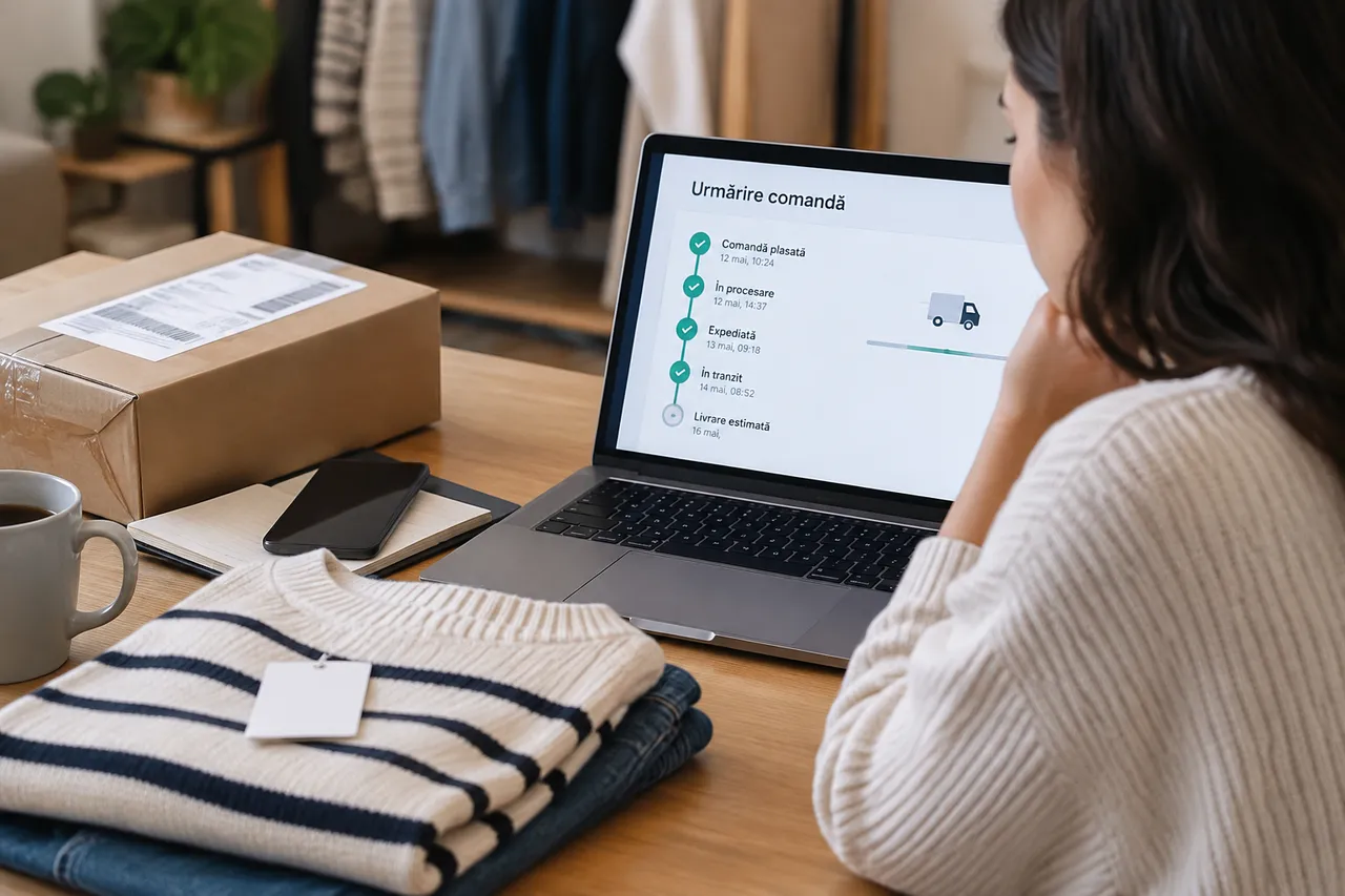 colet fashion întârziat urmărire livrare online