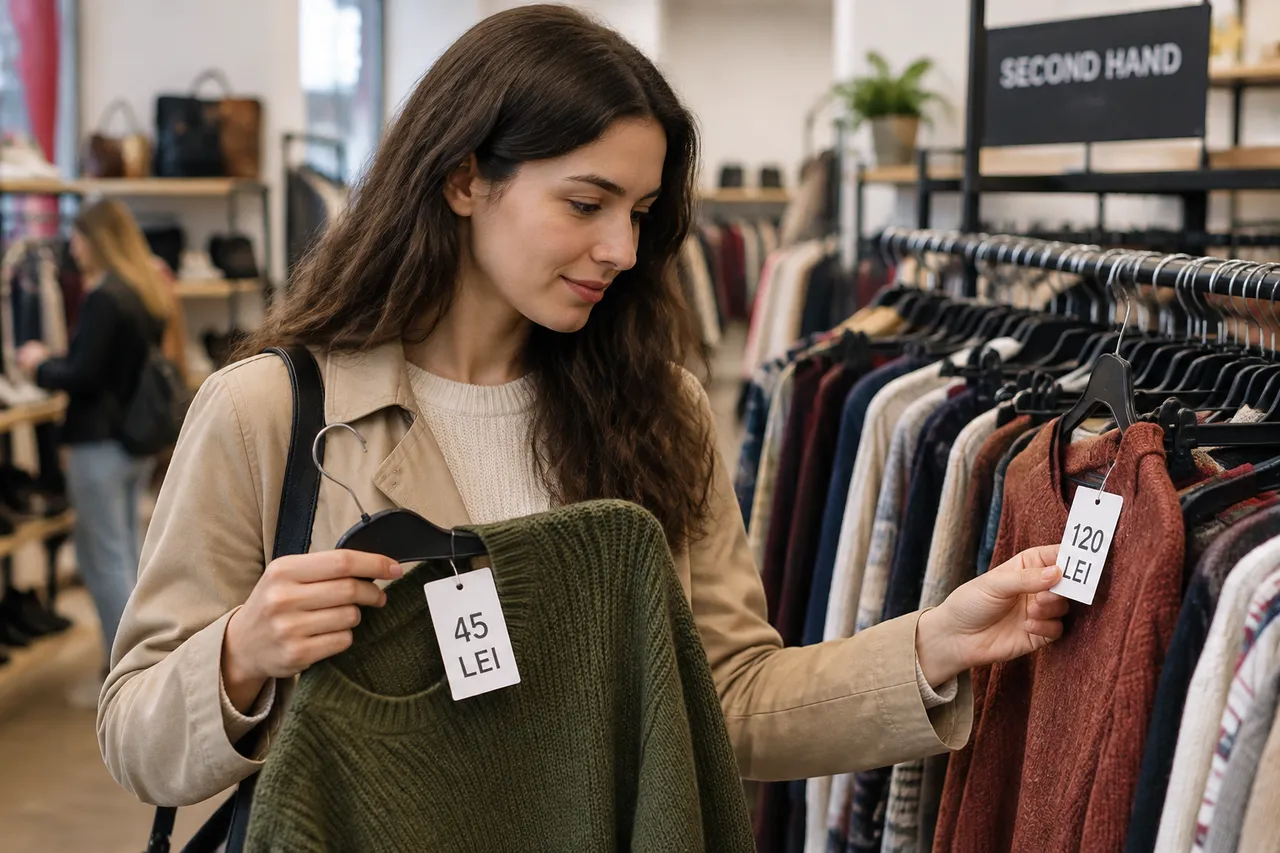 preț haine second-hand versus outlet